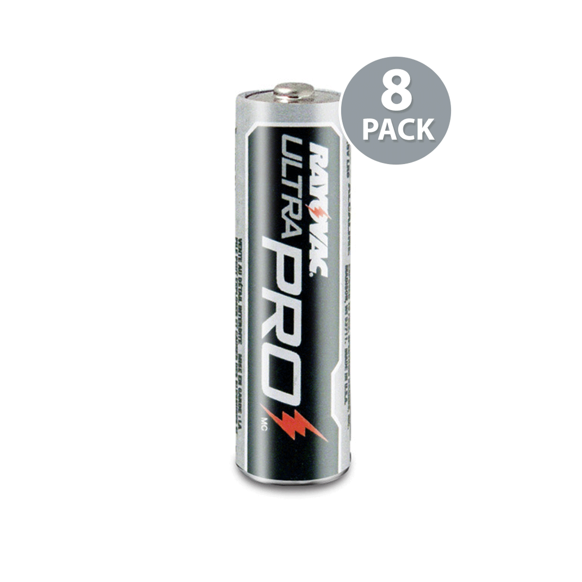Rayovac Ultra Pro AA Cell Batteries 8 pack