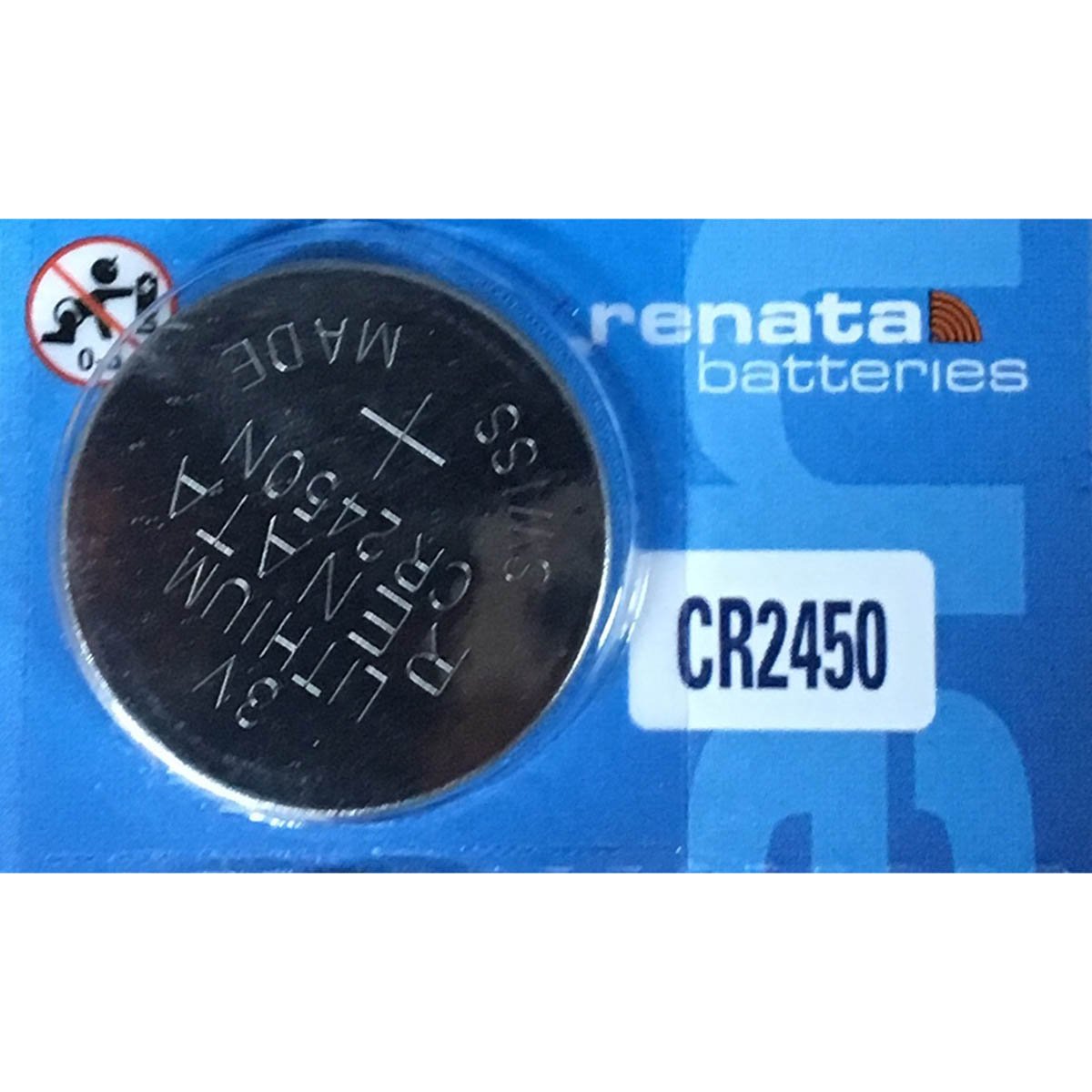 Renata CR2450N Battery 3V Lithium Coin Cell (1 pc.)