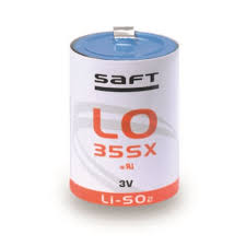 SAFT-LO35SX STS-SAFT LO35SX STS 2/3 C size, 3.0V, 2.2Ah Lithium SO2 battery