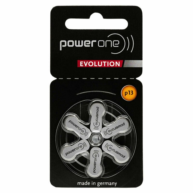 Power One Evolution Size 13 Hearing Aid Batteries (300 PCS)