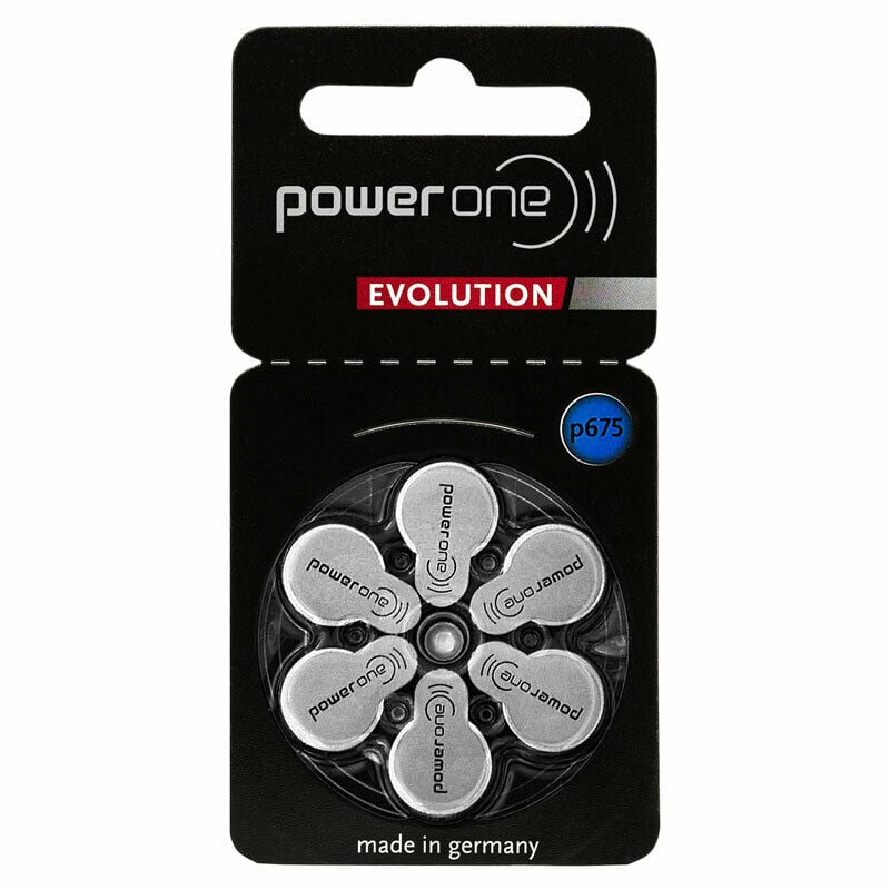 Power One Evolution Size 675 Hearing Aid Batteries (300 PCS)