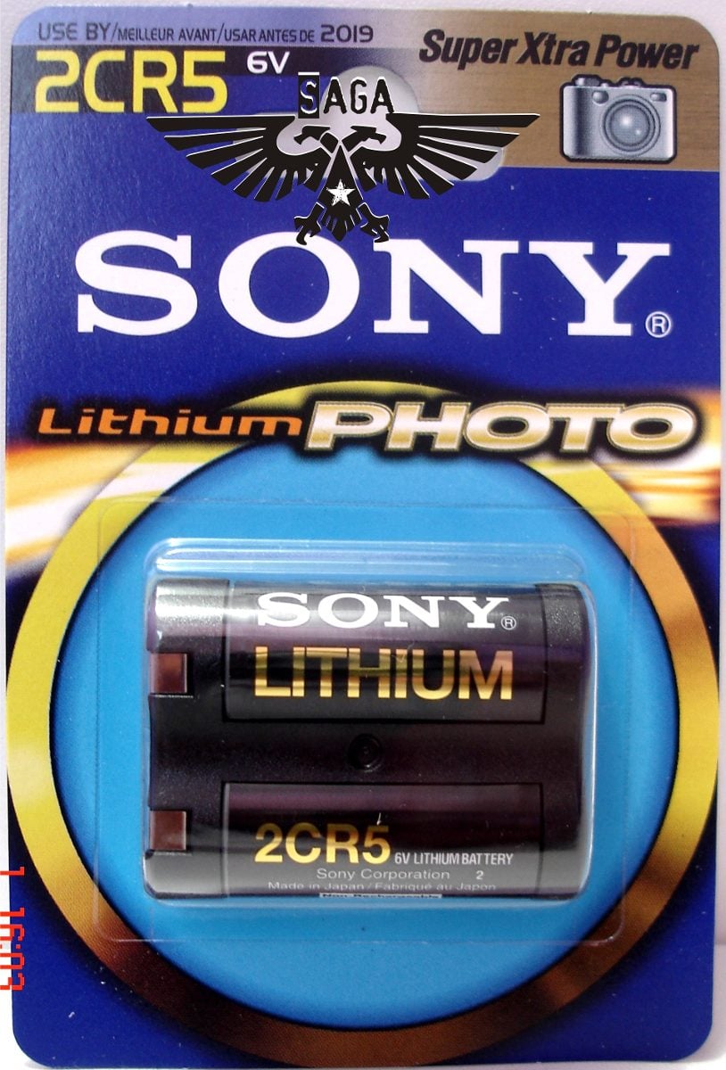 Murata Photo Lithium 2CR5 (formerly SONY) battery 6V