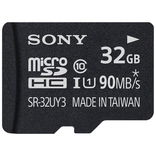 Sony 32GB micro SDXC Class 10 UHS-1 Memory Card (SR-32UY3A/TQ)