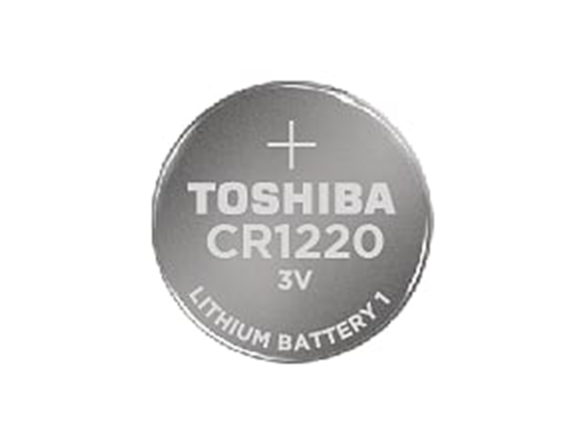 Toshiba CR1220 Battery 3V Lithium Coin Cell, Bulk