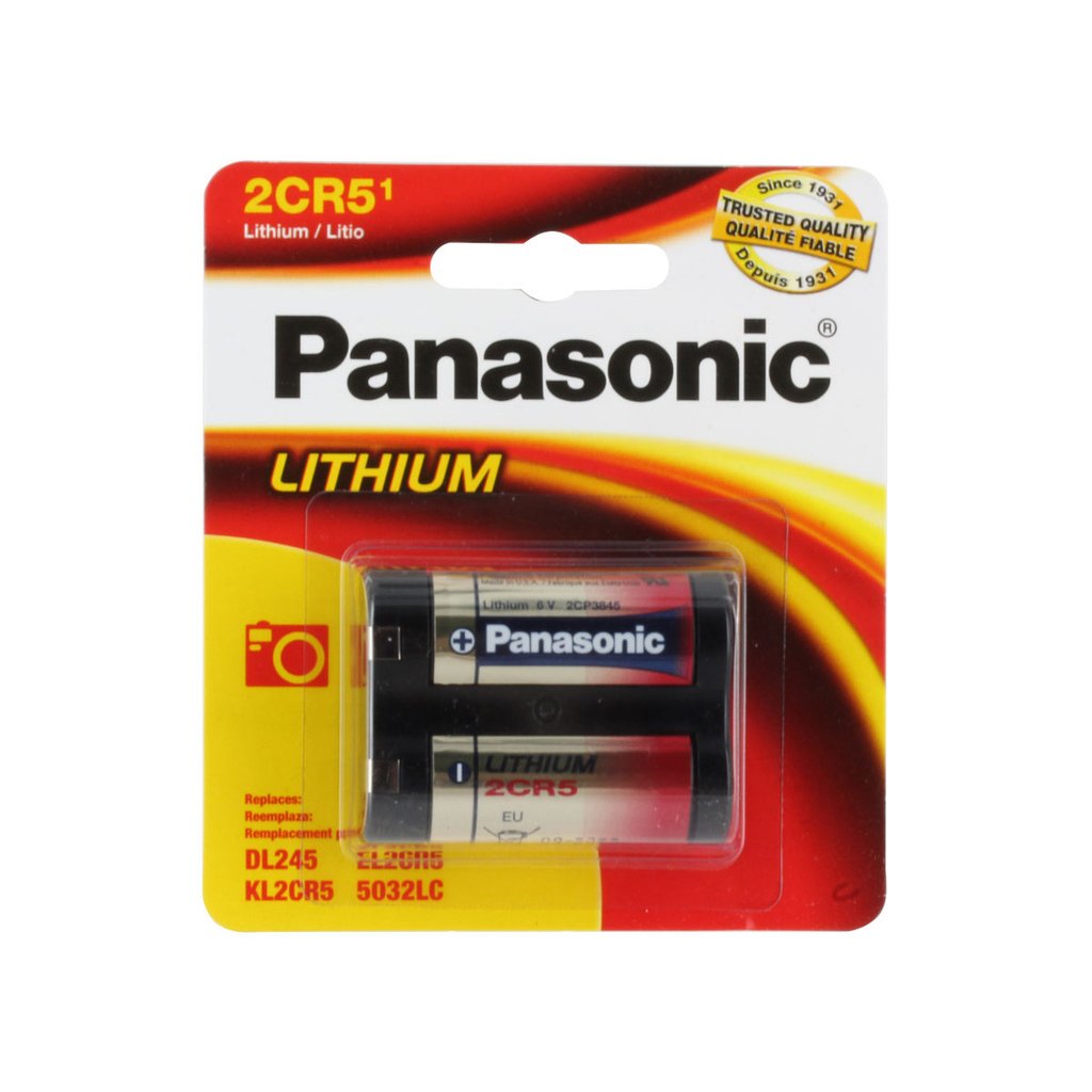 Trolley højdepunkt privatliv Panasonic 2CR5 Lithium Battery (1 battery)