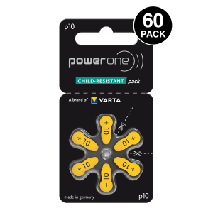 120 Pile Varta Power One Evolution Per Apparecchi Acustici &ndash; Taglia 13 (Arancione) &ndash; 1,45V &ndash; Confezione Da 20 Blister