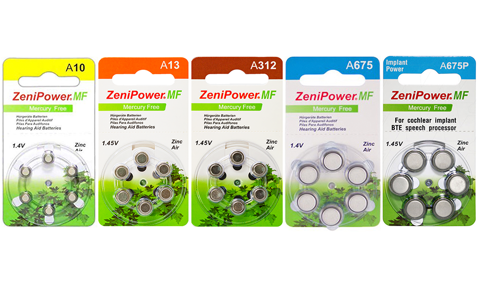 ZeniPower Hearing Aid Batteries