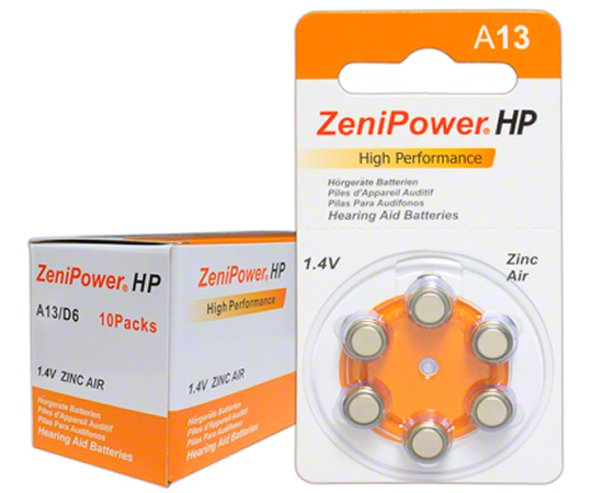ZeniPower Size 13 Hearing Aid Battery